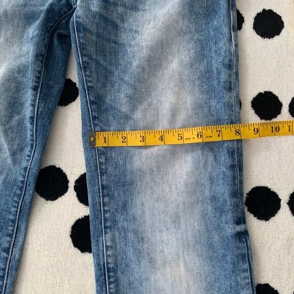 Parasuco Y2K Acid Wash Distressed Slim Straight Leg Jeans - Picture 10 of 15